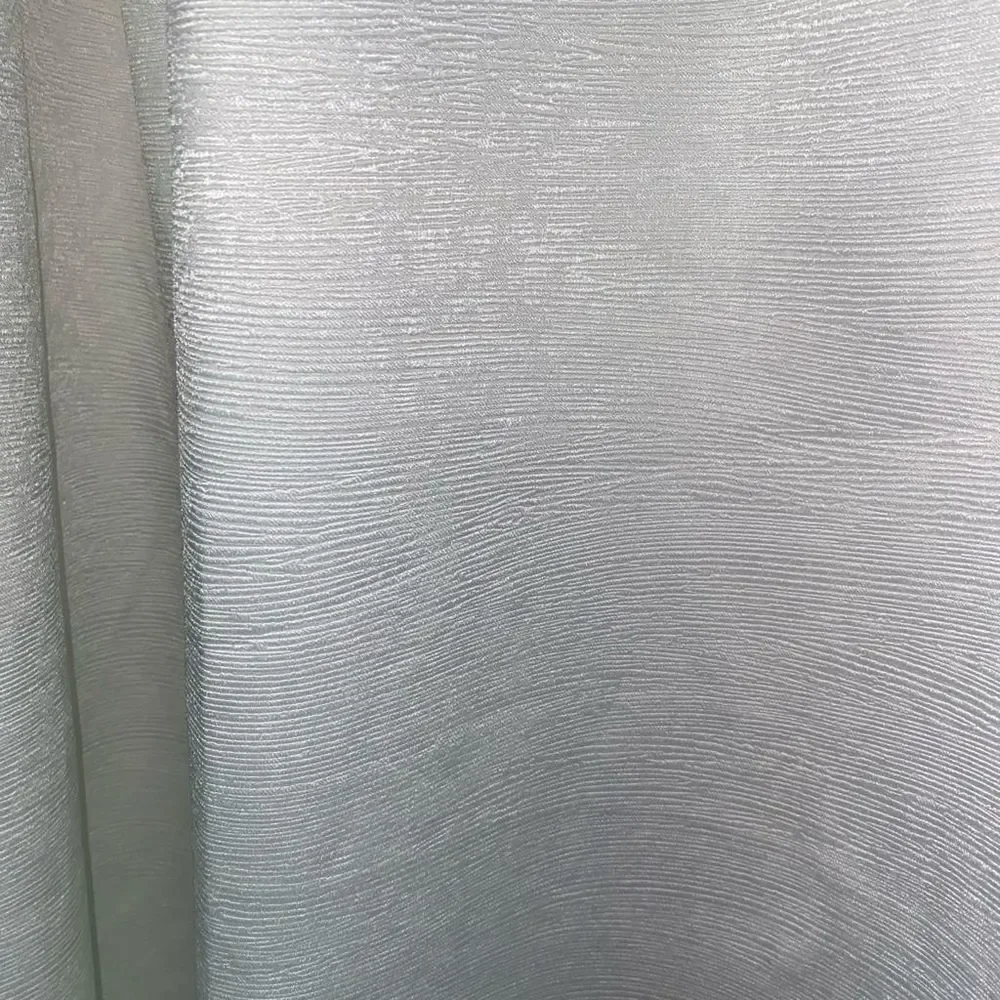 Textured 2 panel curtains bright white sz 82” length